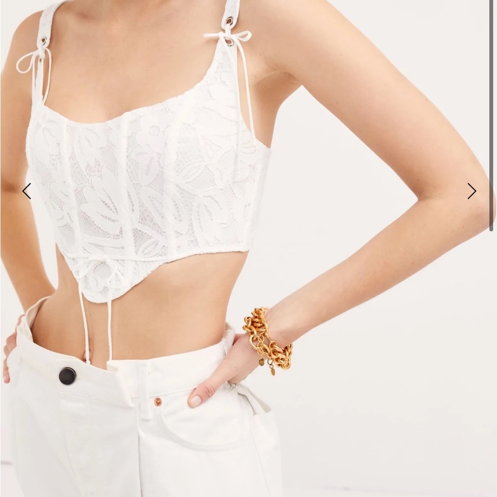 For love and lemons Maureen crop top